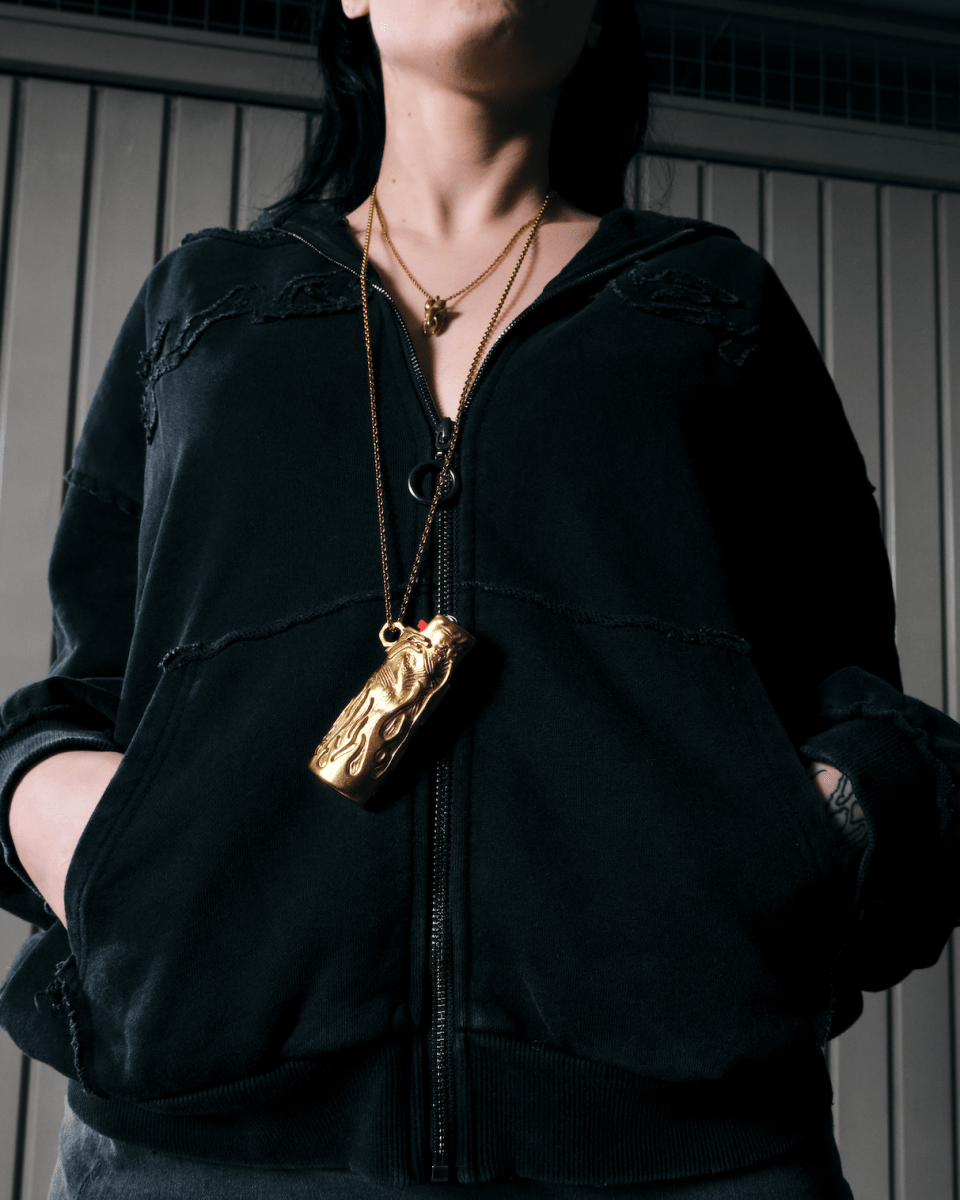 FLAME LIGHTER HOLDER [GOLD] - FRAGMENT STUDIO