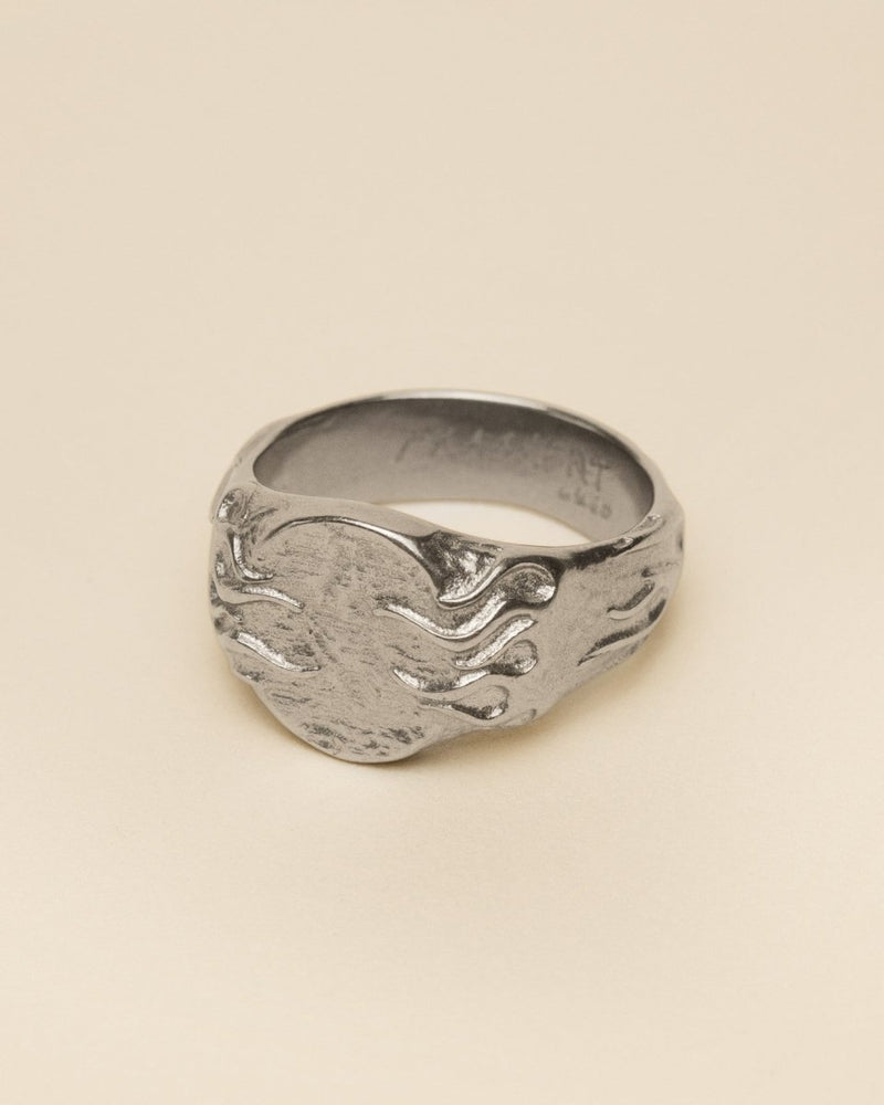 FLAME SIGNET RING - FRAGMENT STUDIO
