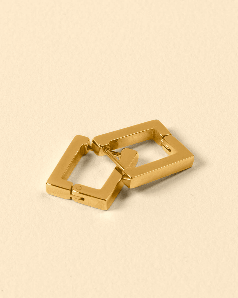 FRAME EARRING [GOLD] - FRAGMENT STUDIO