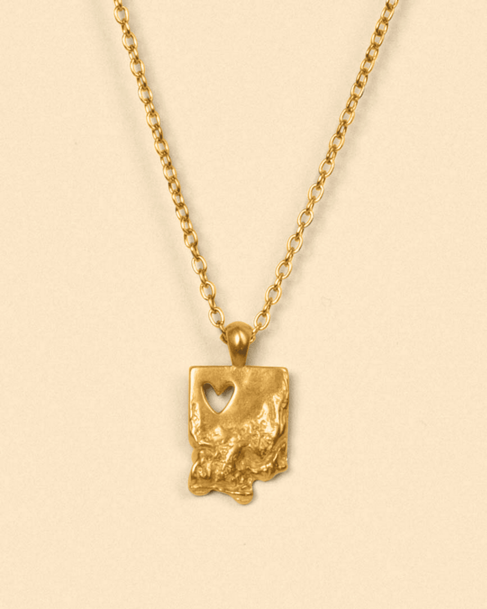 HEARTLESS NECKLACE [GOLD] - FRAGMENT STUDIO