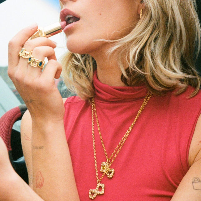 HEARTLESS PENDANT VOL 2 [GOLD] YELLOW TOPAZ - FRAGMENT STUDIO