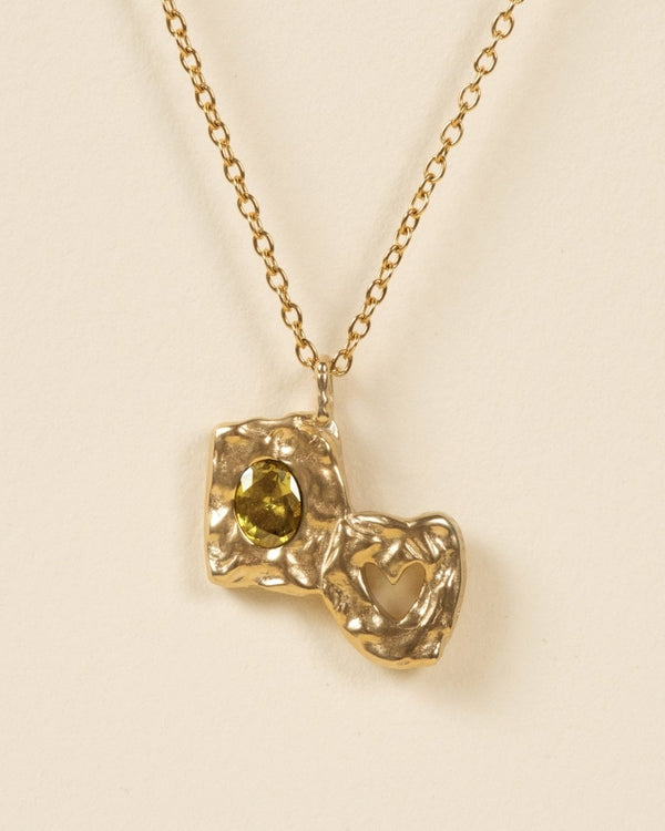 HEARTLESS PENDANT VOL 2 [GOLD] YELLOW TOPAZ - FRAGMENT STUDIO