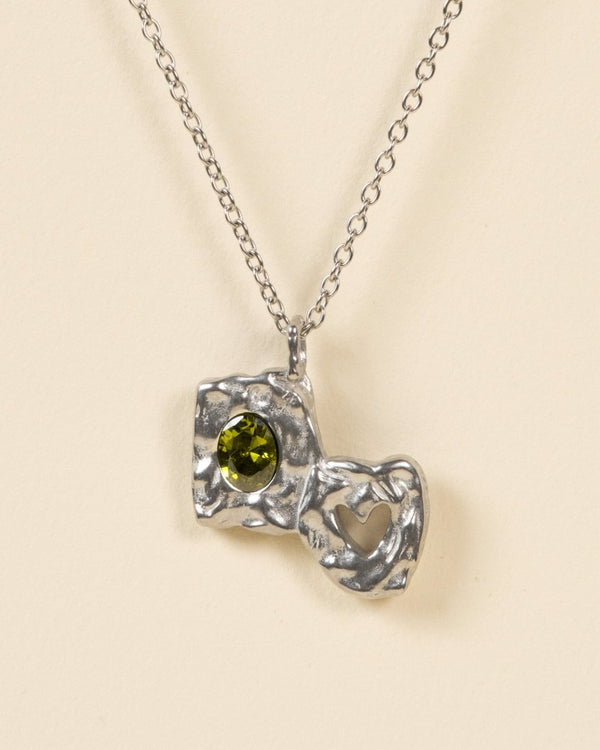 HEARTLESS PENDANT VOL 2 GREEN PERIDOT - FRAGMENT STUDIO