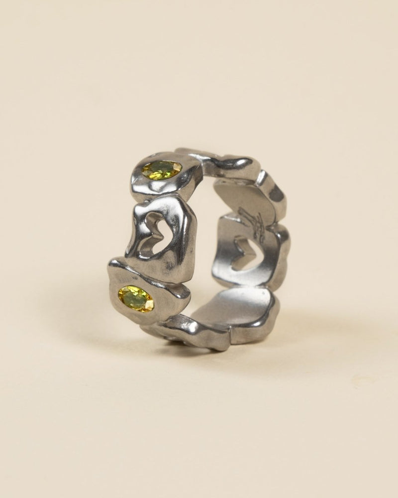 HEARTLESS RING VOL 2 YELLOW TOPAZ - FRAGMENT STUDIO