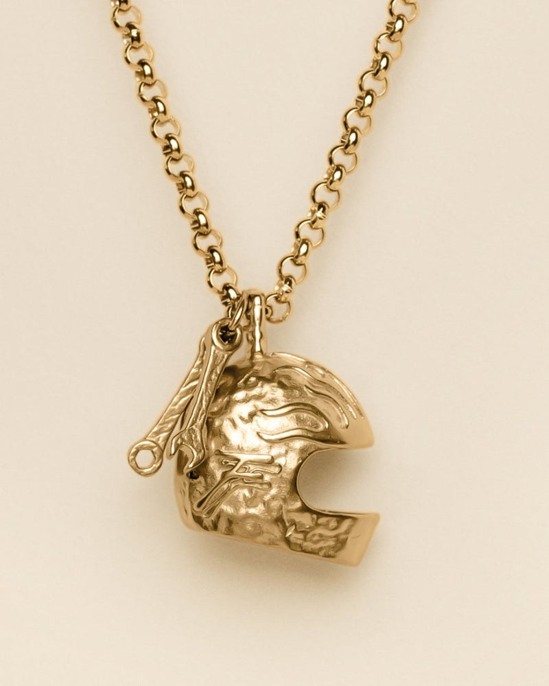 HELMET PENDANT [GOLD] - FRAGMENT STUDIO