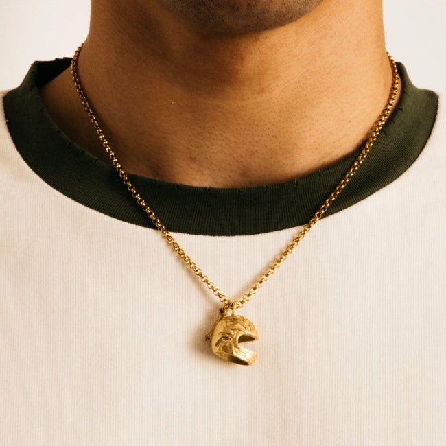 HELMET PENDANT [GOLD] - FRAGMENT STUDIO