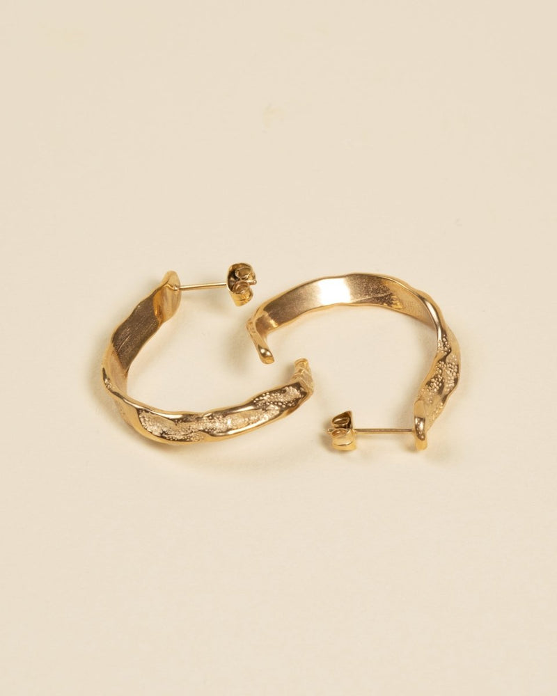 HOOK EARRING [GOLD] - FRAGMENT STUDIO