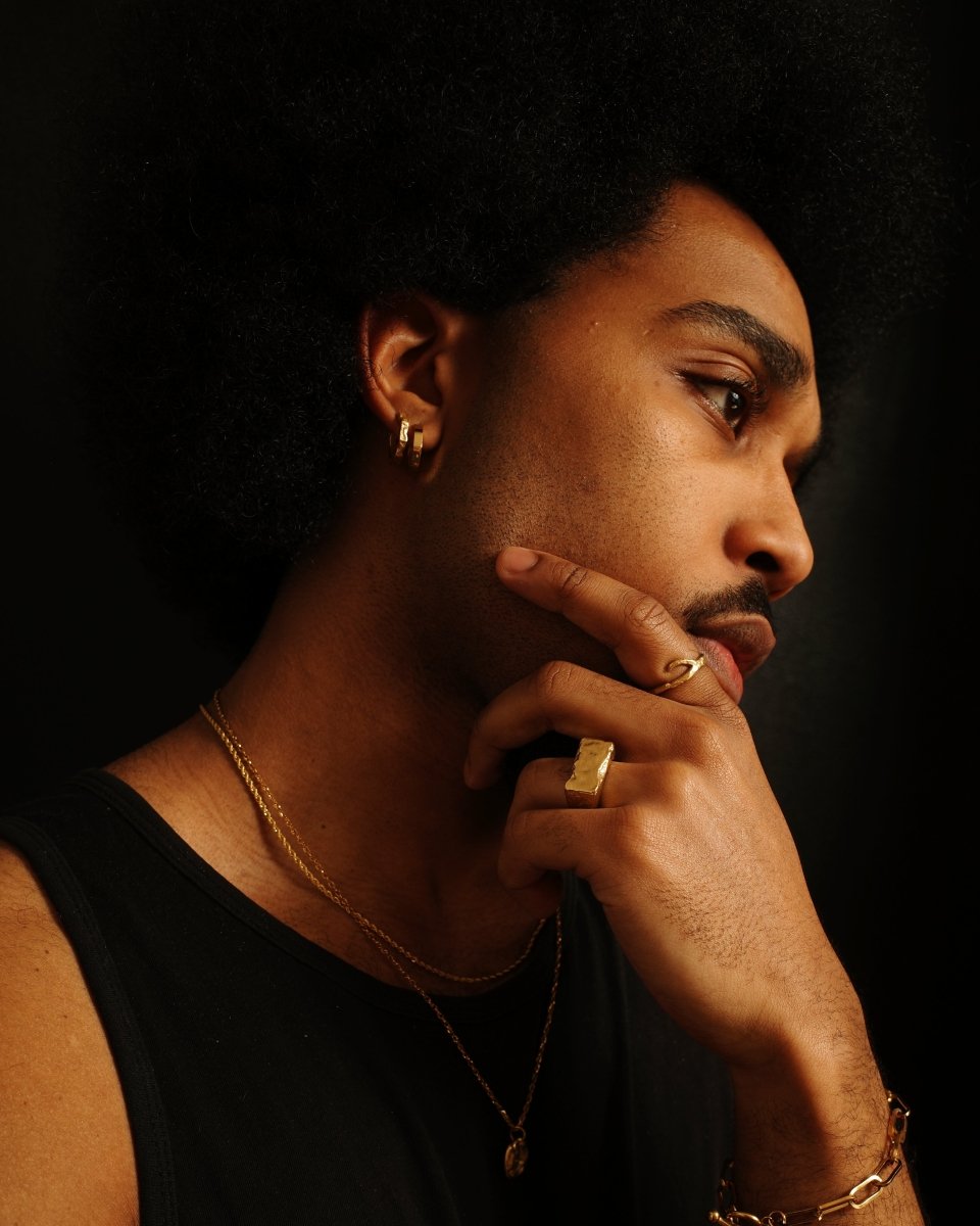 Infinite Earring [Gold] - FRAGMENT STUDIO
