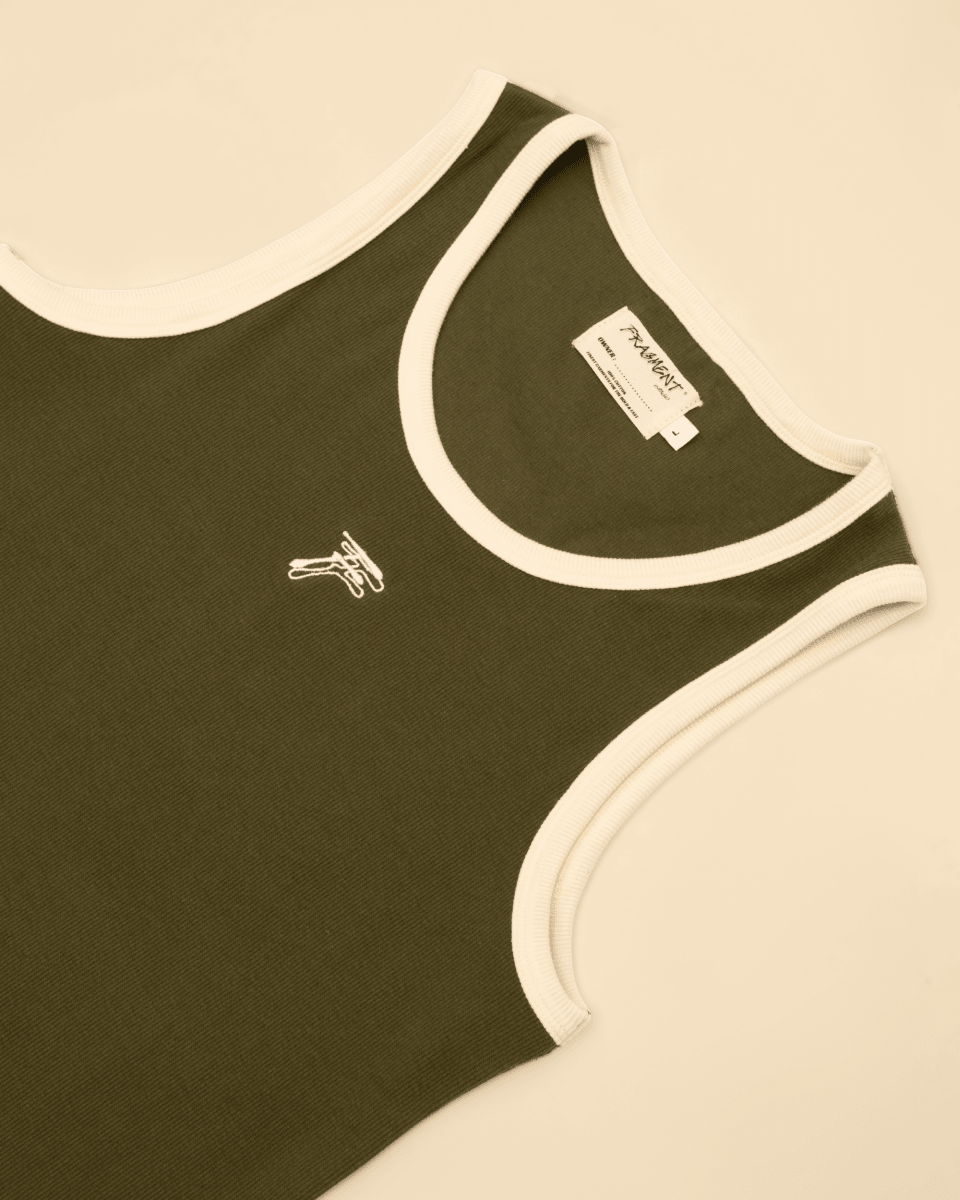 KHAKI TANK TOP - FRAGMENT STUDIO