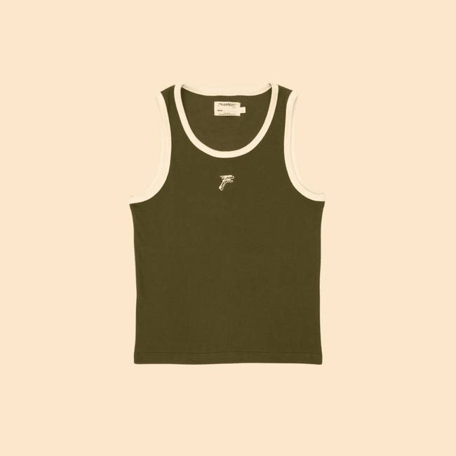 KHAKI TANK TOP - FRAGMENT STUDIO