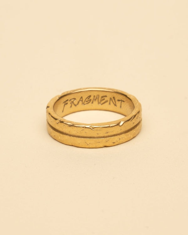 LINE RING [GOLD] - FRAGMENT STUDIO