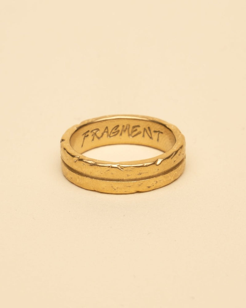 LINE RING [GOLD] - FRAGMENT STUDIO