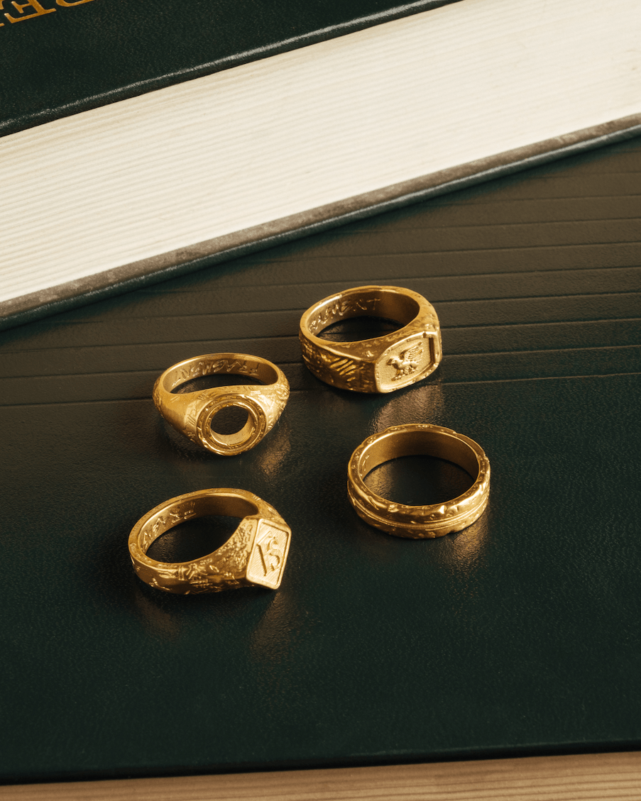 LINE RING [GOLD] - FRAGMENT STUDIO
