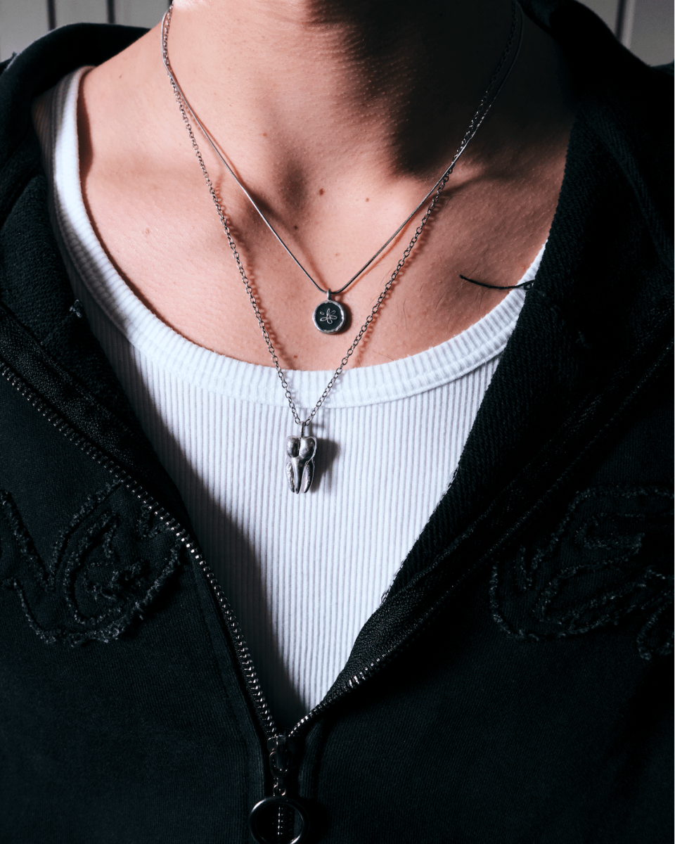 LOST PETAL NECKLACE - KHAKI - FRAGMENT STUDIO