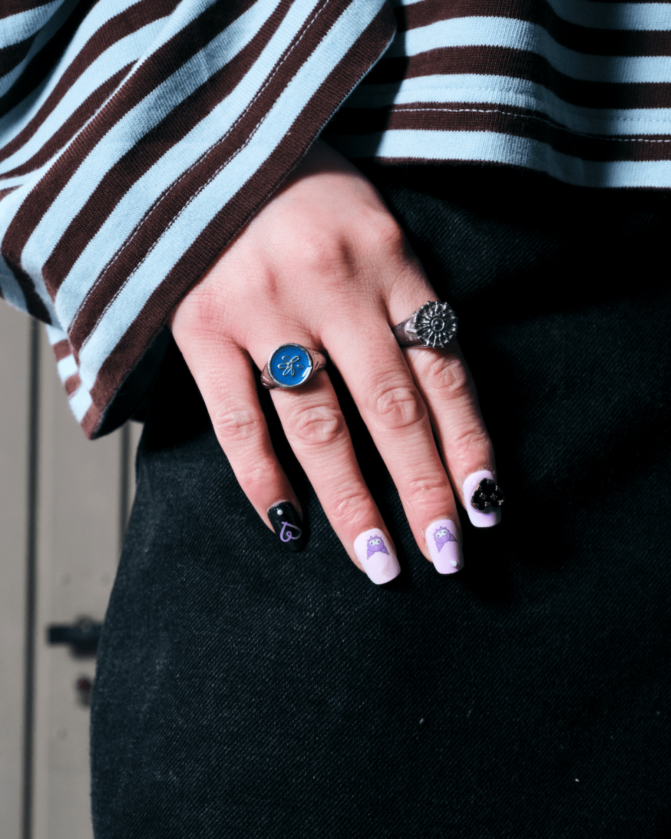 LOST PETAL RING - BLUE - FRAGMENT STUDIO
