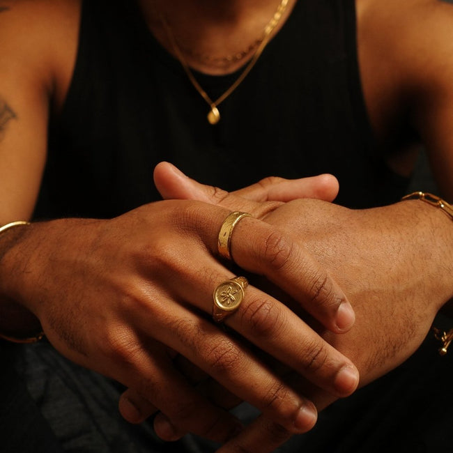 LOST PETAL RING [GOLD] - FRAGMENT STUDIO