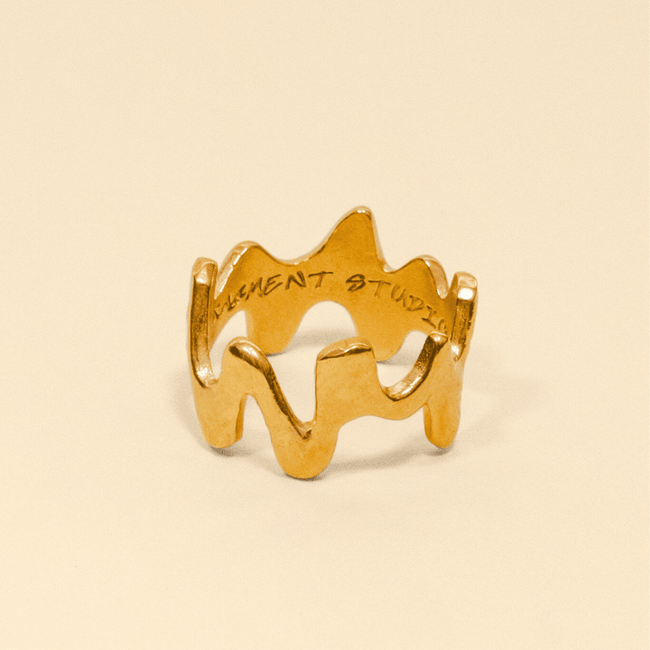MAGMA RING [GOLD] - FRAGMENT STUDIO