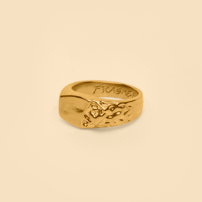 MOLTEN HEART RING [GOLD] - FRAGMENT STUDIO