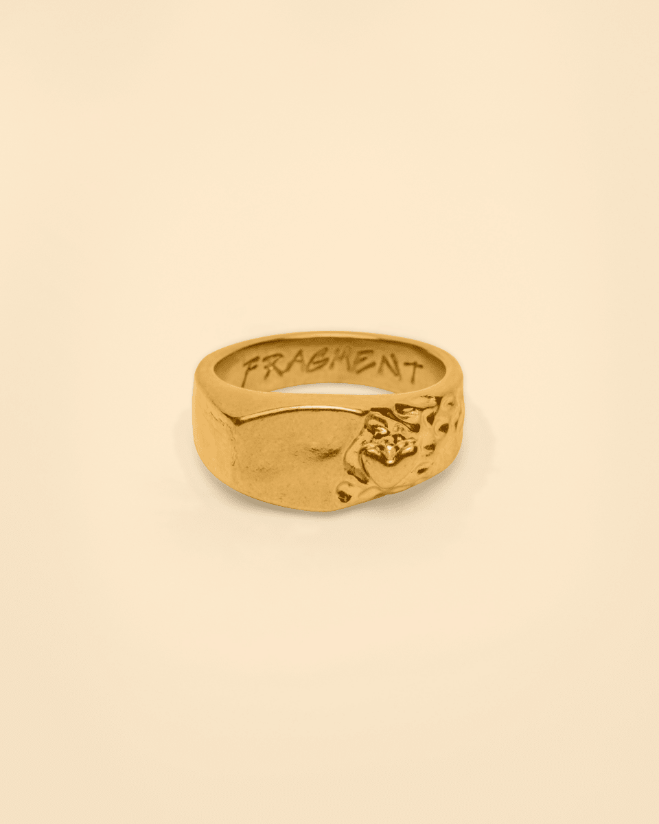MOLTEN HEART RING [GOLD] - FRAGMENT STUDIO