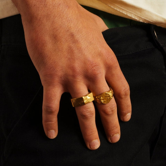 NUT RING [GOLD] - FRAGMENT STUDIO