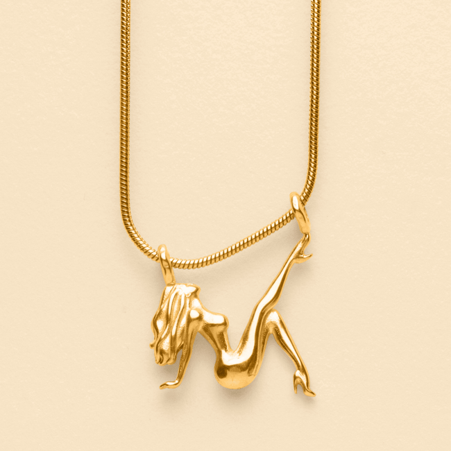 PIN - UP NECKLACE [GOLD] - FRAGMENT STUDIO