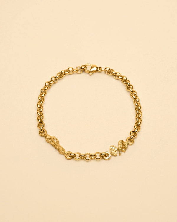 RACING BRACELET [GOLD] - FRAGMENT STUDIO
