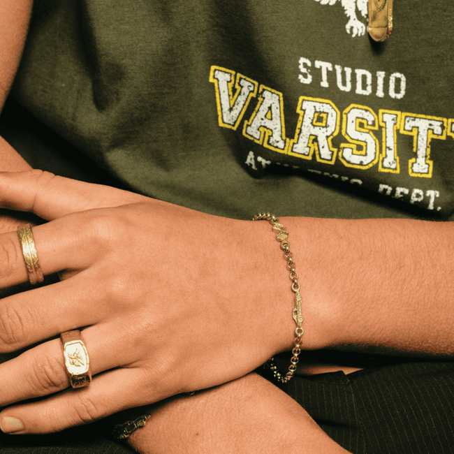 RACING BRACELET [GOLD] - FRAGMENT STUDIO