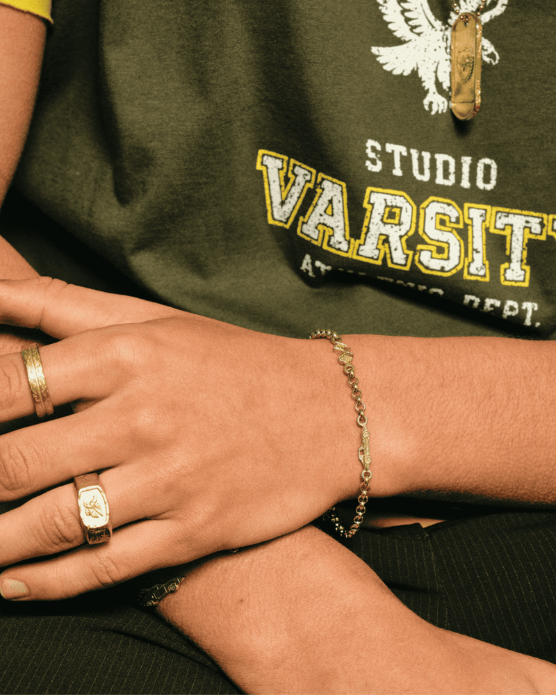RACING BRACELET [GOLD] - FRAGMENT STUDIO