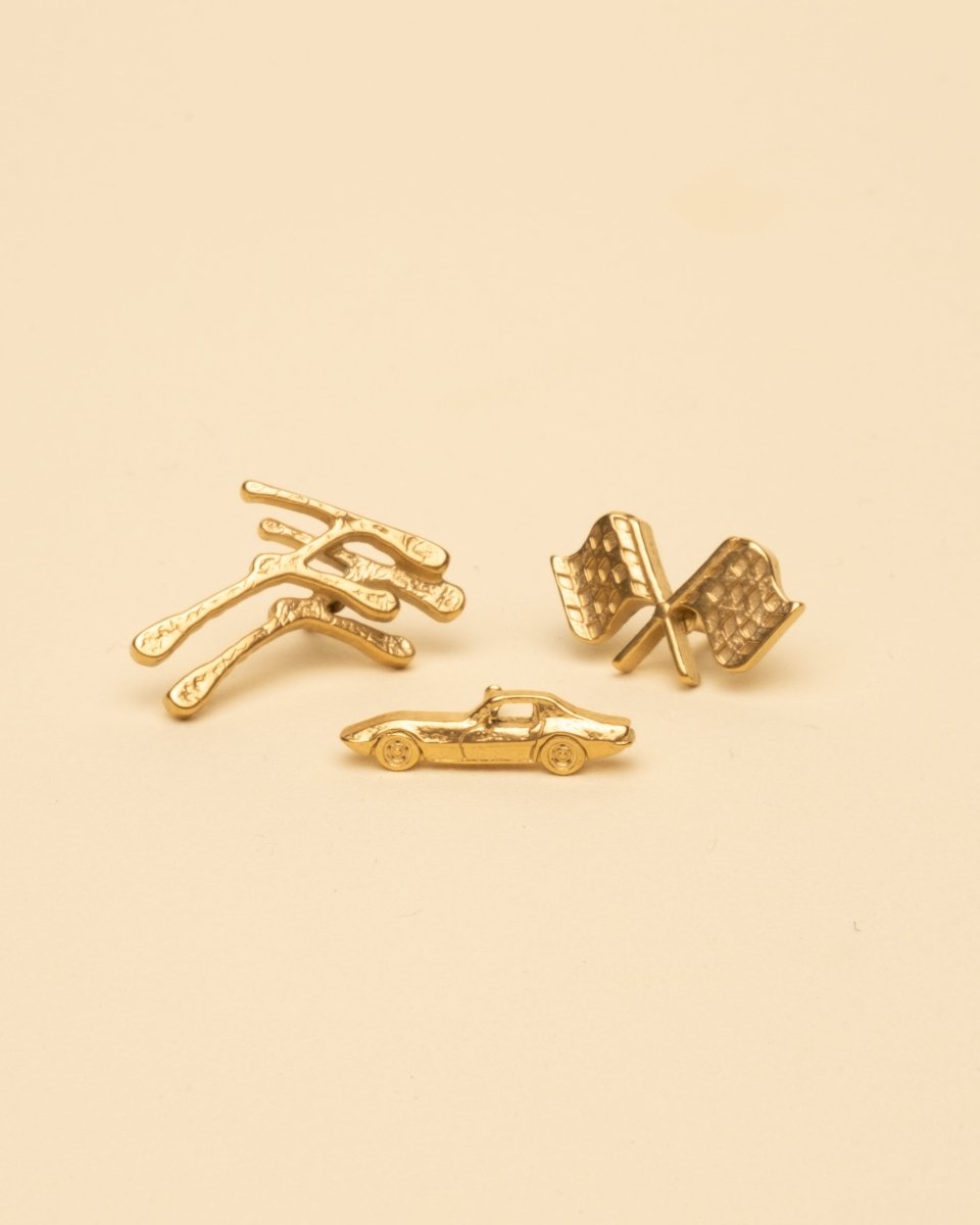 RACING PINS [GOLD] - FRAGMENT STUDIO
