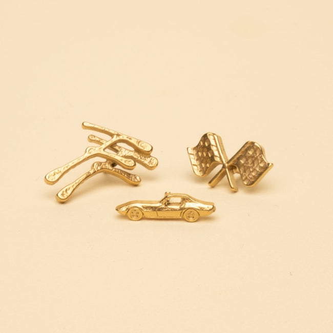 RACING PINS [GOLD] - FRAGMENT STUDIO