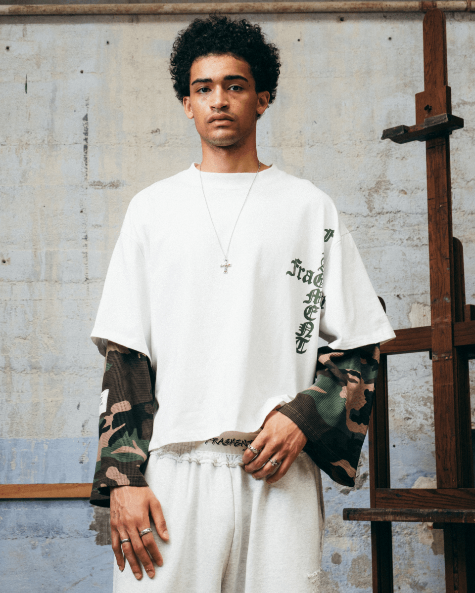 REDEMPTION LONGSLEEVE - WHITE - FRAGMENT STUDIO