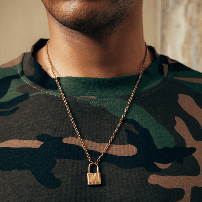 RIDE OR DIE NECKLACE [GOLD] - FRAGMENT STUDIO