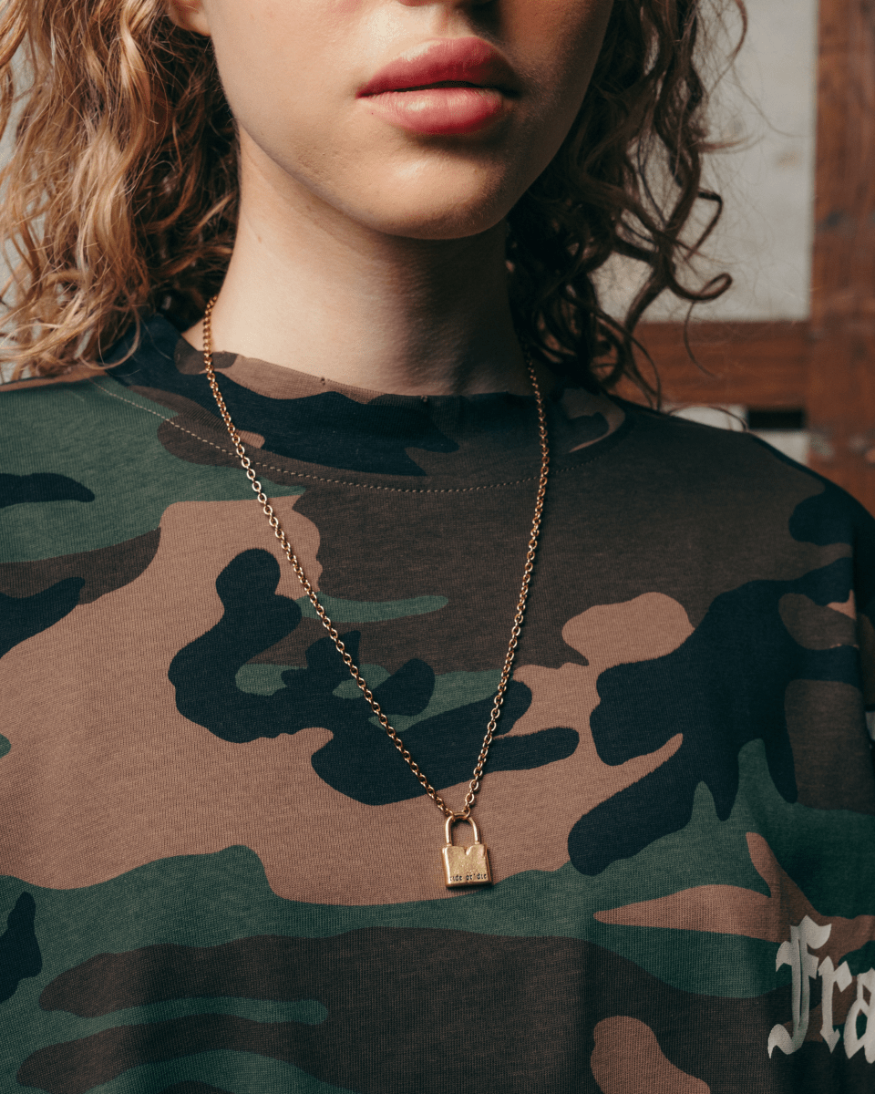 RIDE OR DIE NECKLACE [GOLD] - FRAGMENT STUDIO