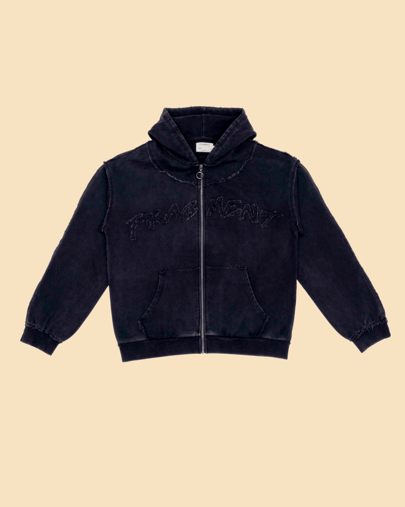 ROOTS ZIP UP HOODIE - BLACK – FRAGMENT STUDIO