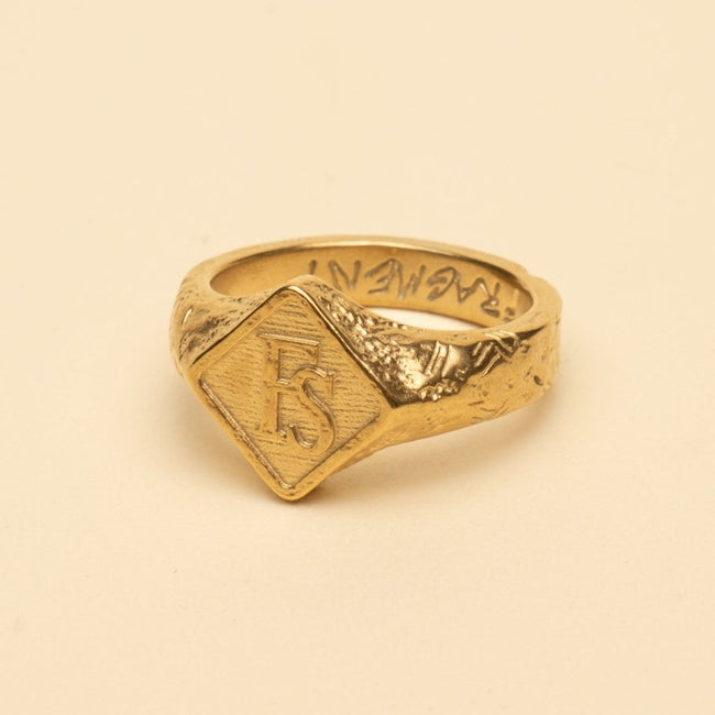 SEAL RING [GOLD] - FRAGMENT STUDIO