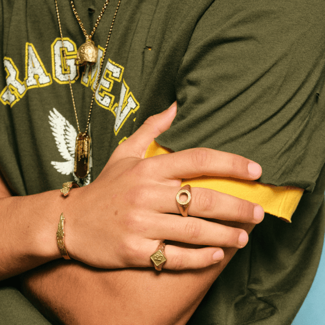 SEAL RING [GOLD] - FRAGMENT STUDIO