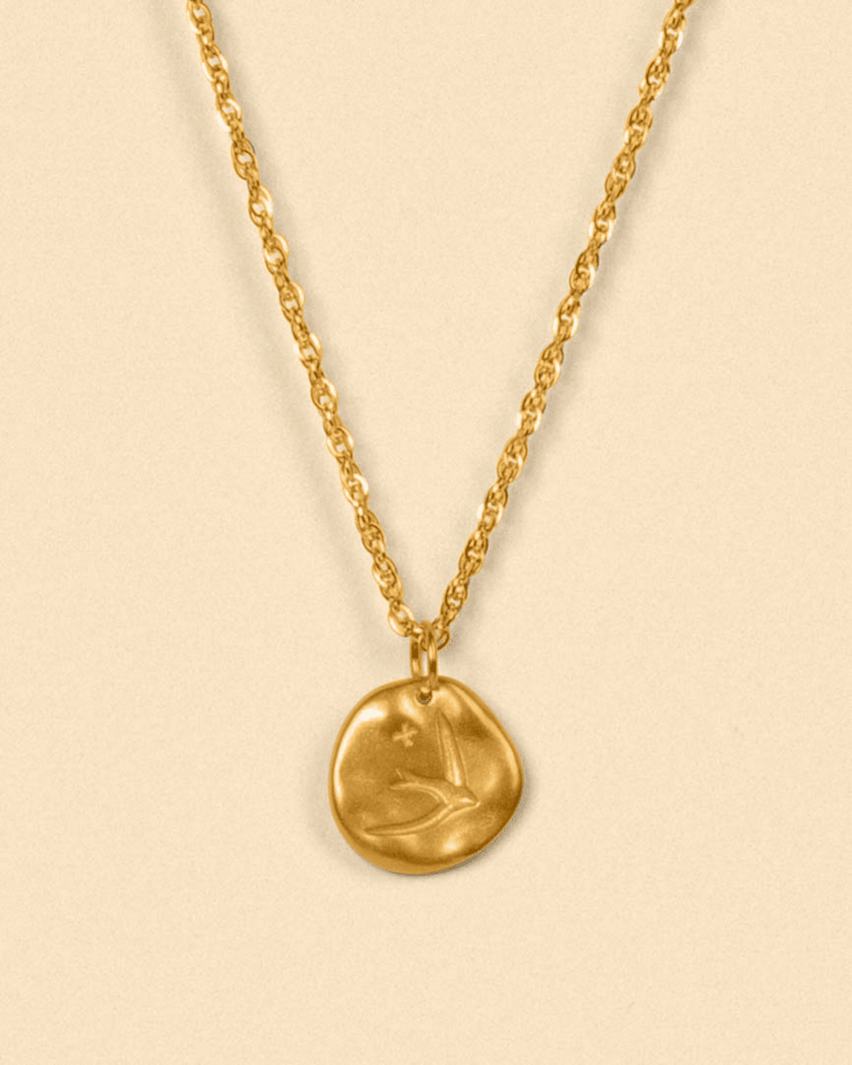 SOARING SPIRIT NECKLACE [GOLD] - FRAGMENT STUDIO