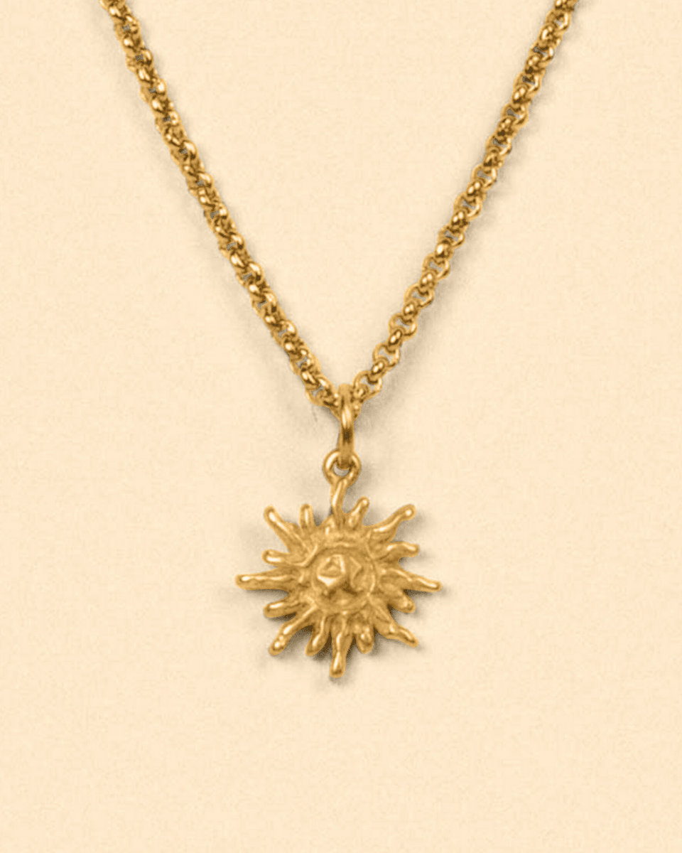 SOLAR FLARE NECKLACE [GOLD] - FRAGMENT STUDIO