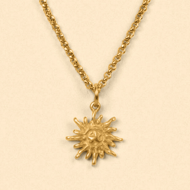 SOLAR FLARE NECKLACE [GOLD] - FRAGMENT STUDIO