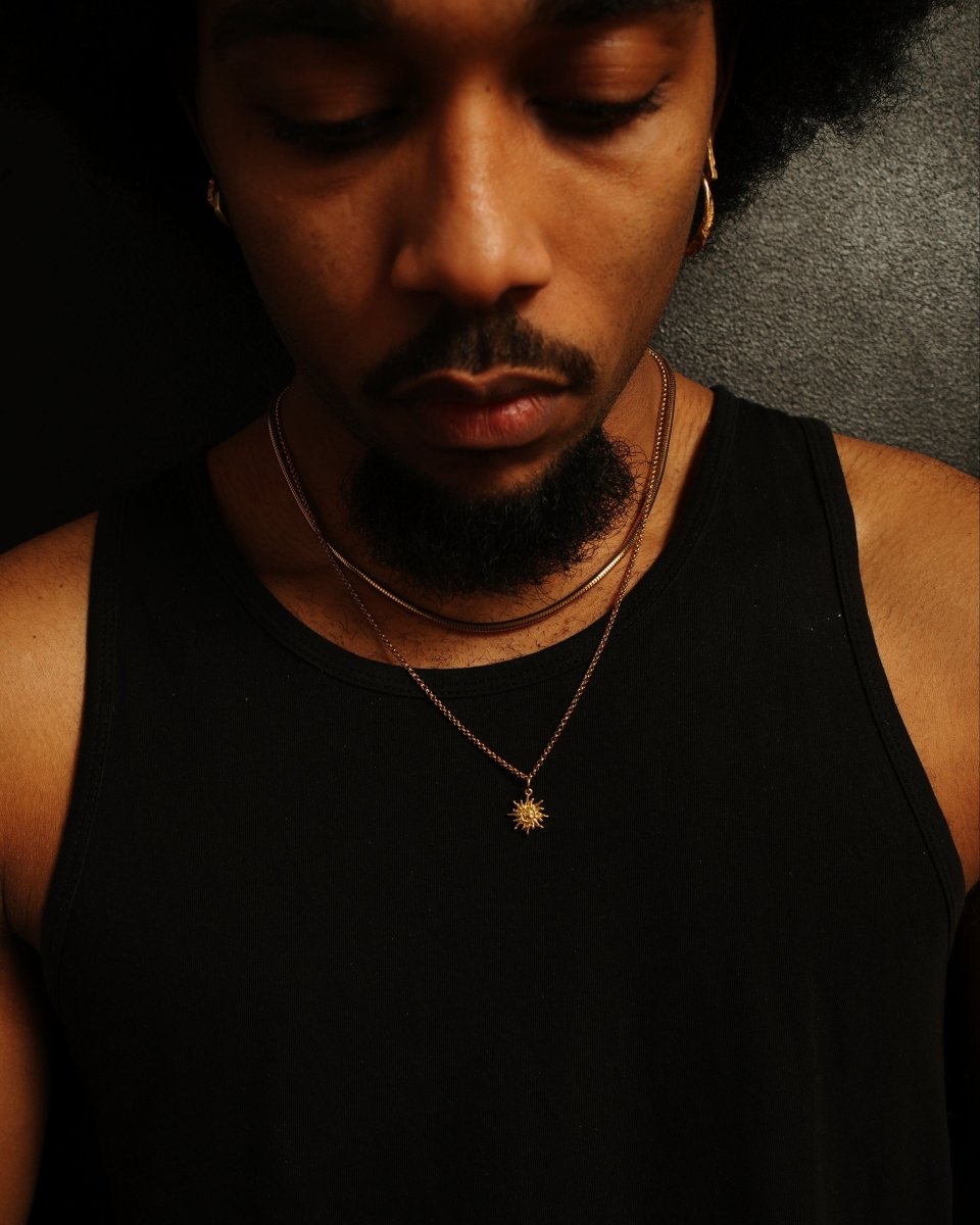 Solar Flare Necklace [Gold] - FRAGMENT STUDIO
