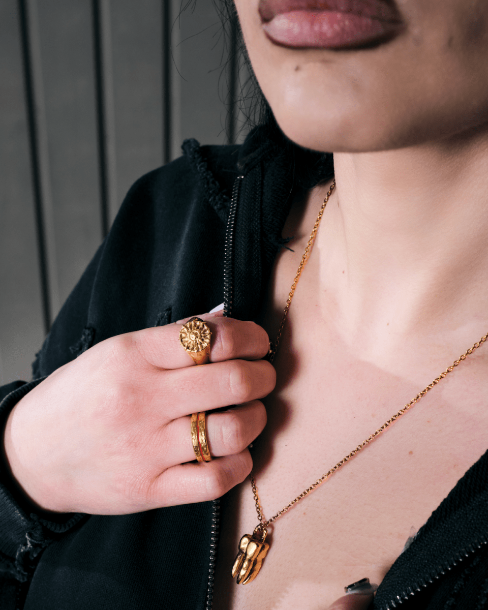 SOLAR FLARE RING [GOLD] - FRAGMENT STUDIO