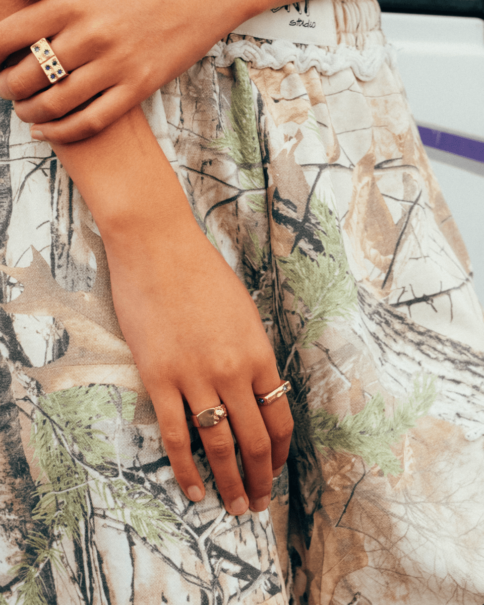 SQUARED RING [GOLD] - FRAGMENT STUDIO