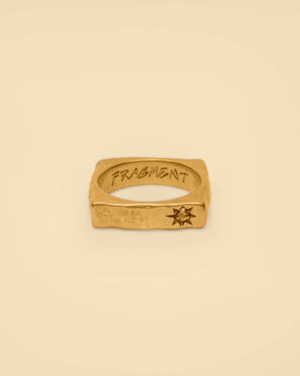 SQUARED RING [GOLD] - FRAGMENT STUDIO