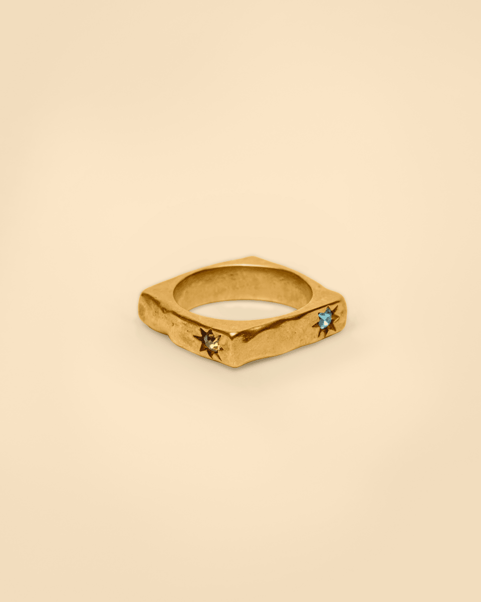 SQUARED RING [GOLD] - FRAGMENT STUDIO