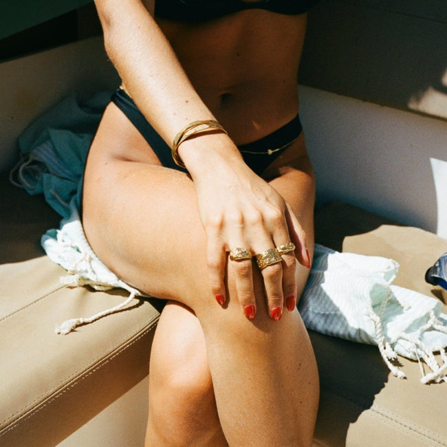 TIDE RING [GOLD] - FRAGMENT STUDIO