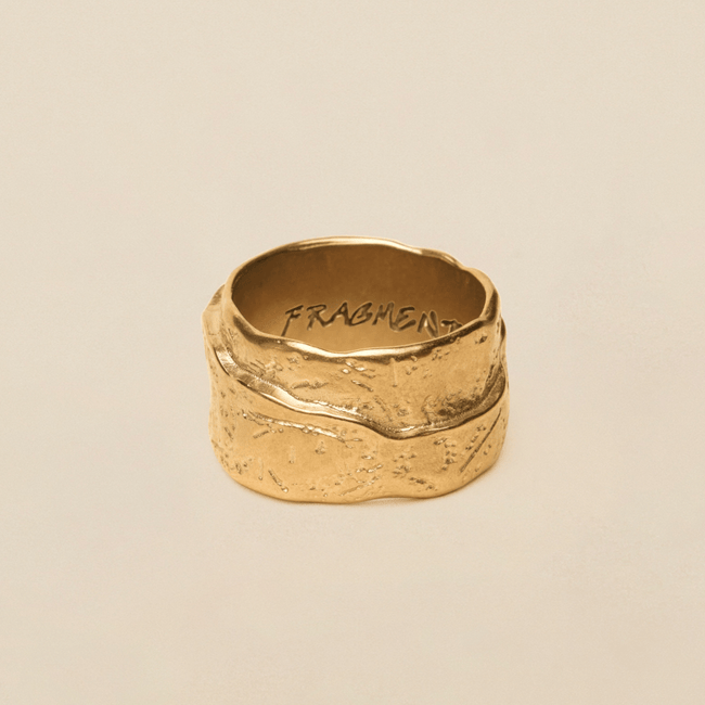 TIDE RING [GOLD] - FRAGMENT STUDIO