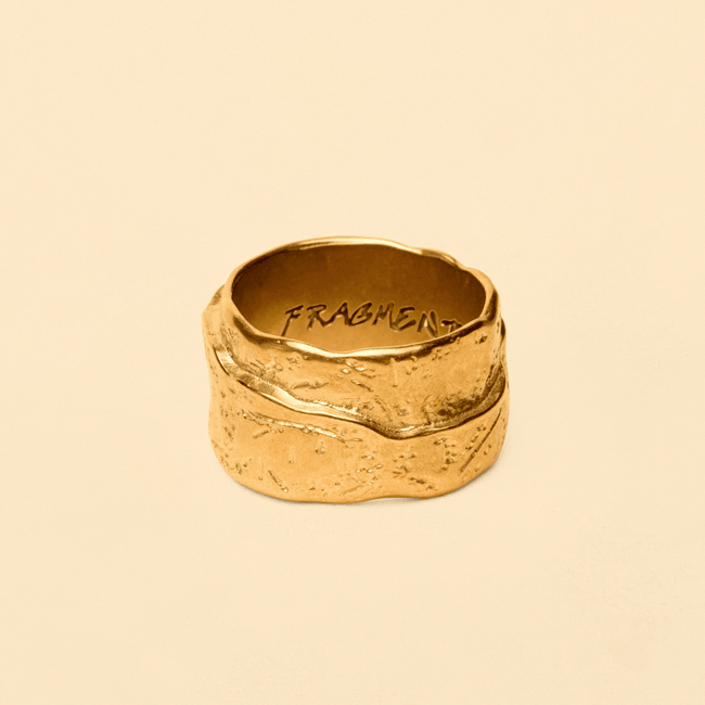 TIDE RING [GOLD] - FRAGMENT STUDIO