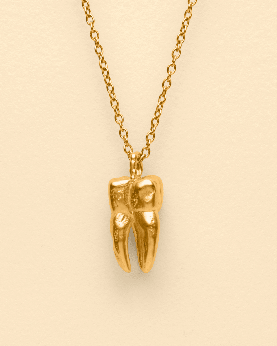 TOOTH NECKLACE [GOLD] - FRAGMENT STUDIO