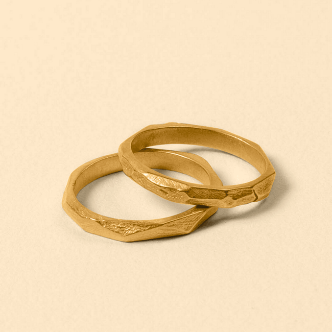 Twin Ring [Gold] - FRAGMENT STUDIO