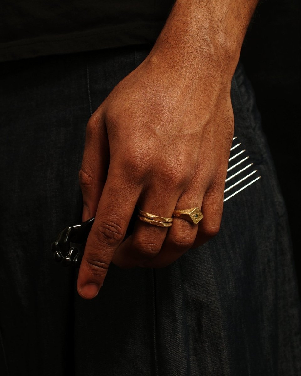 Twin Ring [Gold] - FRAGMENT STUDIO